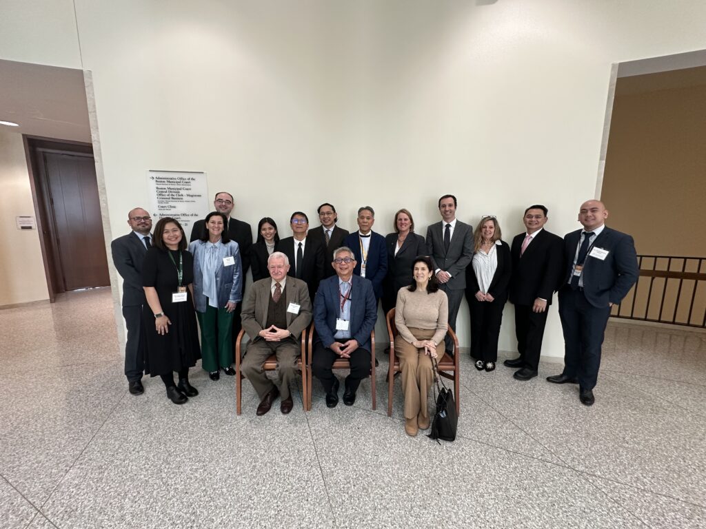 Register of Deeds Paulo C. DeOliveira participates in Technology and Title Integrity panels during an international judicial benchmarking visit hosted by the Massachusetts Land Court.