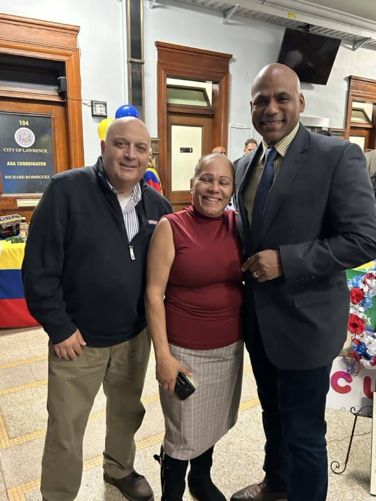 Paul, Alejita Melendez, representative of St. Croix and William Castro, chief of Staff Large